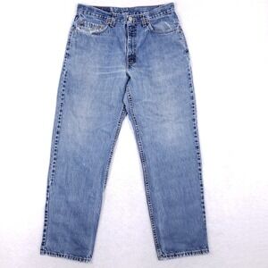 Levi's 550 Relaxed Fit Tapered Jeans 34x30 Blue